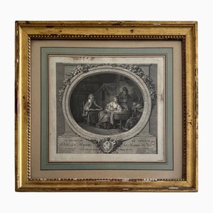 D'Après De Launay, Le Bonheur De La Vie De Ménage, 18ème Siècle, Gravure