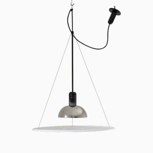 Lampada a sospensione Frisbi di Achille Castiglioni per Flos, Italia, 1978