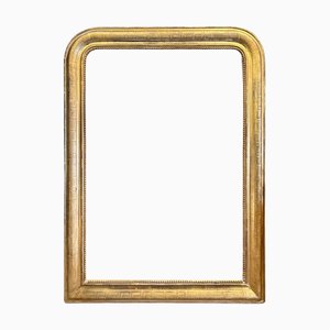 Antique French Louis Philippe Dome Gilt Mirror, 1850s