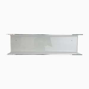 Space Age Acrylic Glass Wall Shelf, Italy, 1970s