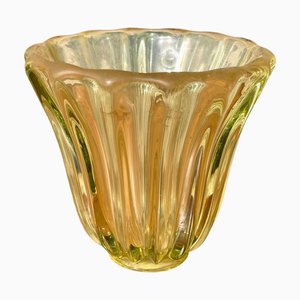 Vase Corolle Jaune par Pierre Davesn