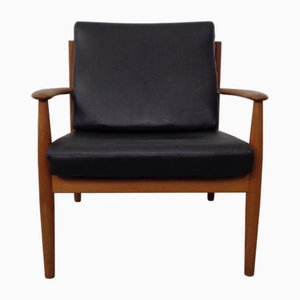 Teak Easy Chair by Grete Jalk for France & Søn / France & Daverkosen, Denmark, 1960s