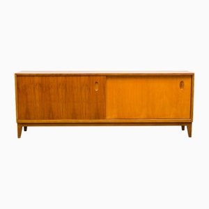 Walnut Sideboard with Sliding Doors by Georg Satink for Wk Möbel, Germany, 1950s