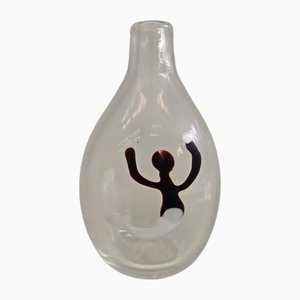 Murano Glass Vase from the a Macchie Series by Fulvio Bianconi, 1950s