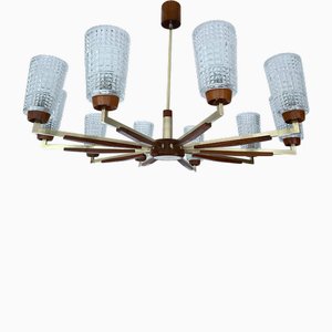 Très Grande Lampe à Suspension Scandinave, 1960s