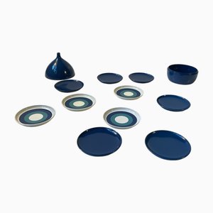 Scandinavian Modern Drink Coasters by Laurids Lønborg, 1960s, Set of 10
