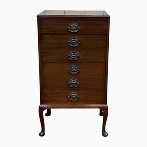 Early 20th Century English Mahogany Music Cabinet