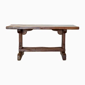 Rustic Oak Table, 1970s