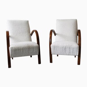 Armchairs by Jindřich Halabala, 1930, Set of 2