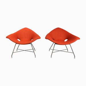 Set of Vintage Easy Chairs by Augusto Bozzi for Saporiti, 1950s
