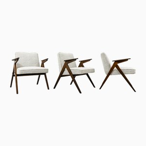 Mid-Century Modern Bunny Sessel, 1970er, 3er Set