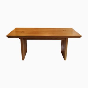 Elm Wood Desk or Table Hanau Range from Regain, France, 1980s