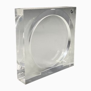 Cornice moderna in vetro acrilico per Guzzini, Italia, anni '70