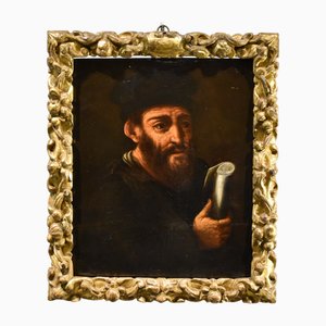 Flemish Mannerist Artist, Portrait of the Alchemist Morieno Romano, 17th Century, Oil on Panel