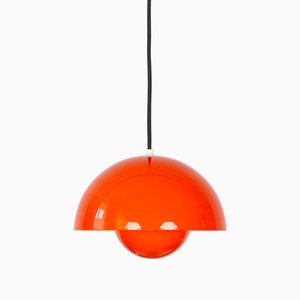 Lampada a sospensione Flowerpot vintage di Verner Panton per Louis Poulsen