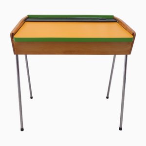 Vintage Schulbank aus Holz