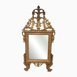 Antique Gilded Mecca Mirror, 1700s