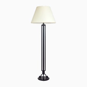 Art Deco Wrought Iron Floor Lamp by E Maïer, 1930s