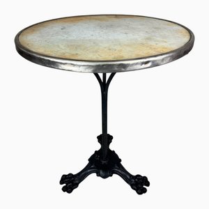 Mesa de bistró vintage de pedestal, años 90