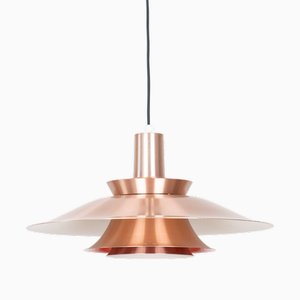Lampada a sospensione vintage di Bent Nordsted per Lyskær Belysning, Danimarca, anni '80