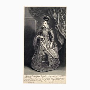 Gérard Edelinck, Giovanna d'Austria, 1707, incisione su rame