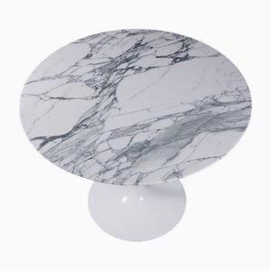 Tulip Dining Table with Marble Top by Eero Saarinen for Knoll International, 1970s