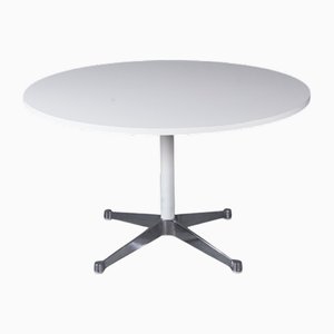 Mesa de comedor extensible vintage redonda de George Nelson para Herman Miller, años 70