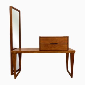Teak Entryway Set Model 32 & 35 by Kai Kristiansen for Aksel Kjersgaard, Denmark, 1960s, Set of 3