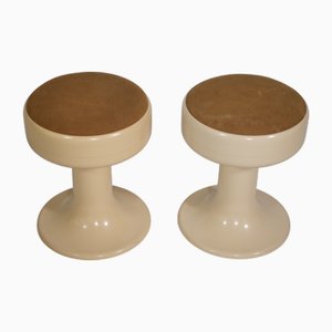 Tulip-Shaped Design Stools, 1970s, Set of 2