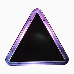 Lámpara triangular italiana vintage, años 90