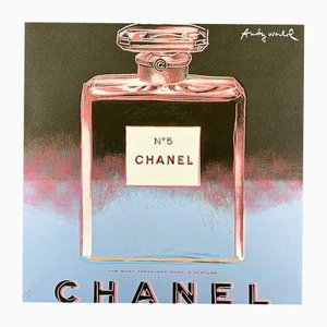 Después de Andy Warhol, Chanel Pink-Blue, años 80, Impresión