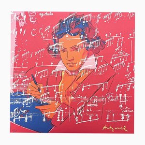 After Andy Warhol, Beethoven Red, 1980s, Print