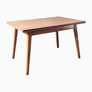 Mesa de comedor extensible de diseño holandesa MCM atribuida a Cor Alons para Gouda Den Boer, años 50
