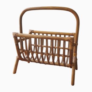 Magazine Rack in Bamboo, 1960s