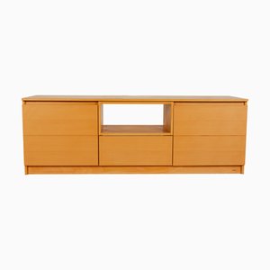 Credenza in legno marrone chiaro con cassetti di Grüne Erde