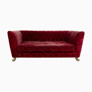Monster 3-Sitzer Sofa aus rotem Stoff von Bretz