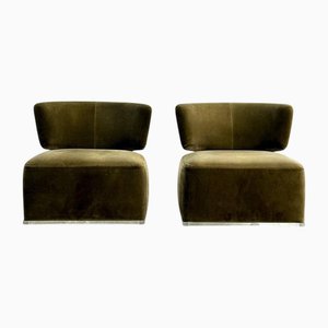 Soft Chairs attributed to Antonio Citterio for Maxalto Amoenus, Set of 2