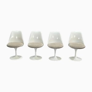 Tulip Chairs attributed to Eero Saarinen for Knoll, Set of 4