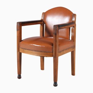 Amsterdamse School Style Chair by Paul Bromberg for ‘t Woonhuys, Amsterdam