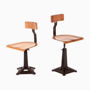 Singer Machinist Work Chairs, Set of 2