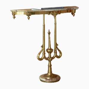 Marble and Bronze Console Table
