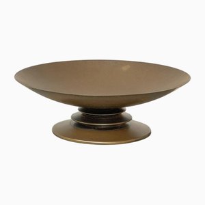 Tazza Art Deco in rame patinato, anni '30