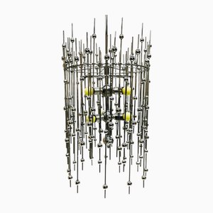 Chrome Molecule Pendant Lamp, 1970s