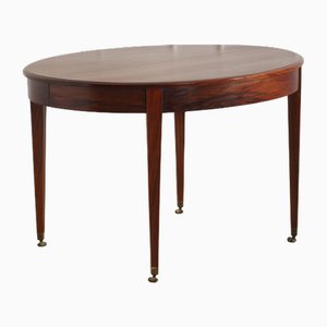 Vintage Oval Mahogany Dining Table, 1920s