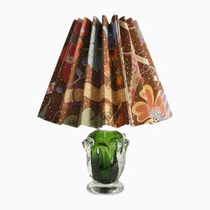 Green Glass Table Lamp by Börne Augustsson for Åseda, 1950s