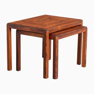 Mid-Century Danish Rosewood Nest of Two Tables by Vejle Stole, 1975