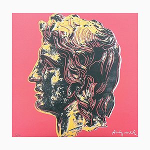 Después de Andy Warhol, Alejandro Magno rosa, años 80, Impresión