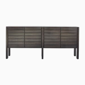 Enfilade en Bois Iroko Foncé Gamme Camargue de Regain, France, 1970s