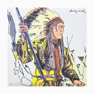 Después de Andy Warhol, War Bonnet Indian, años 80, Impresión