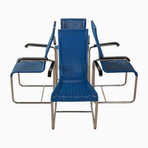 D25 Cantilever Chairs by Marcel Breuer for Tecta, Set of 4